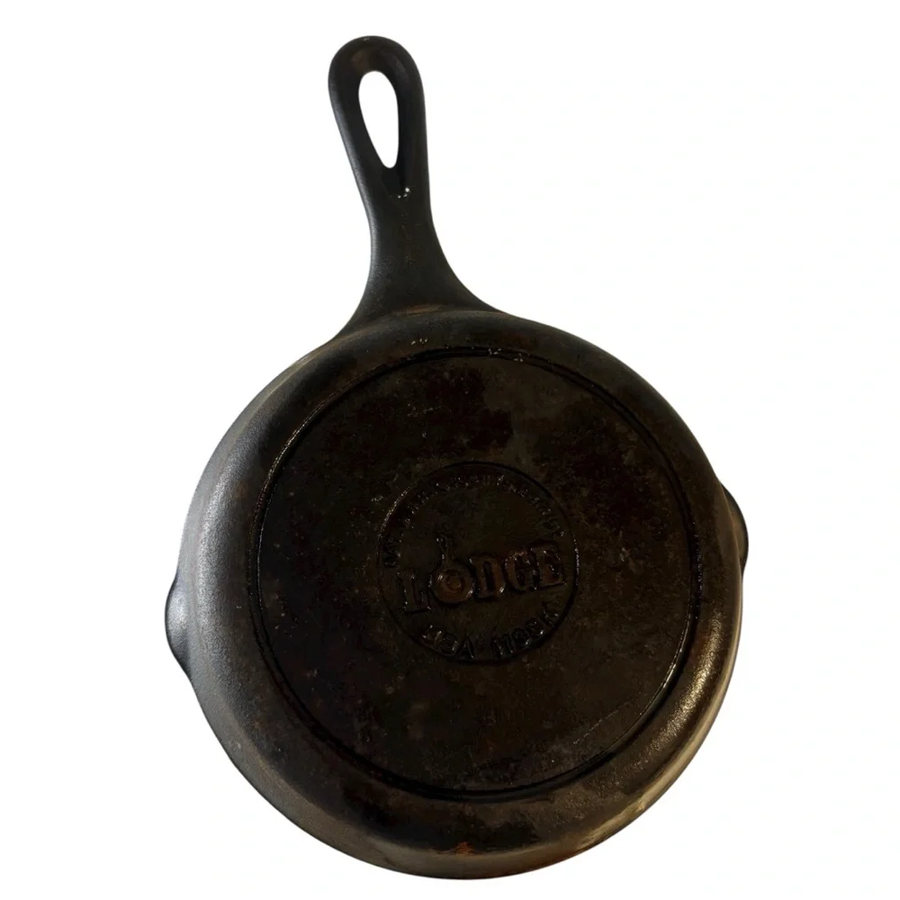 Lodge Vintage Cast Iron Skillet Bundle 2 Piece Set 6.5” Made In USA